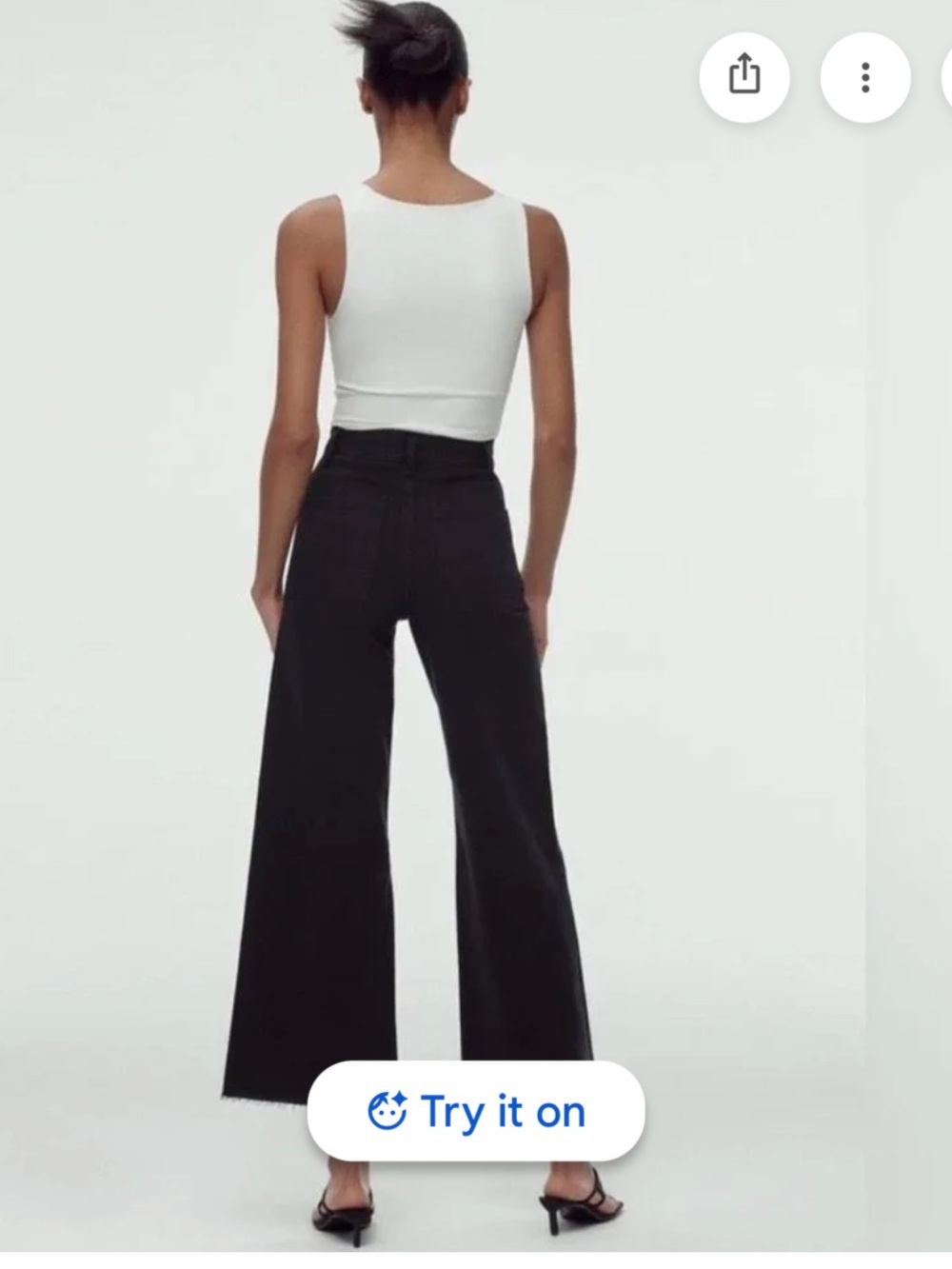 Zara Marine Jeans in Black - Picture 5 of 9